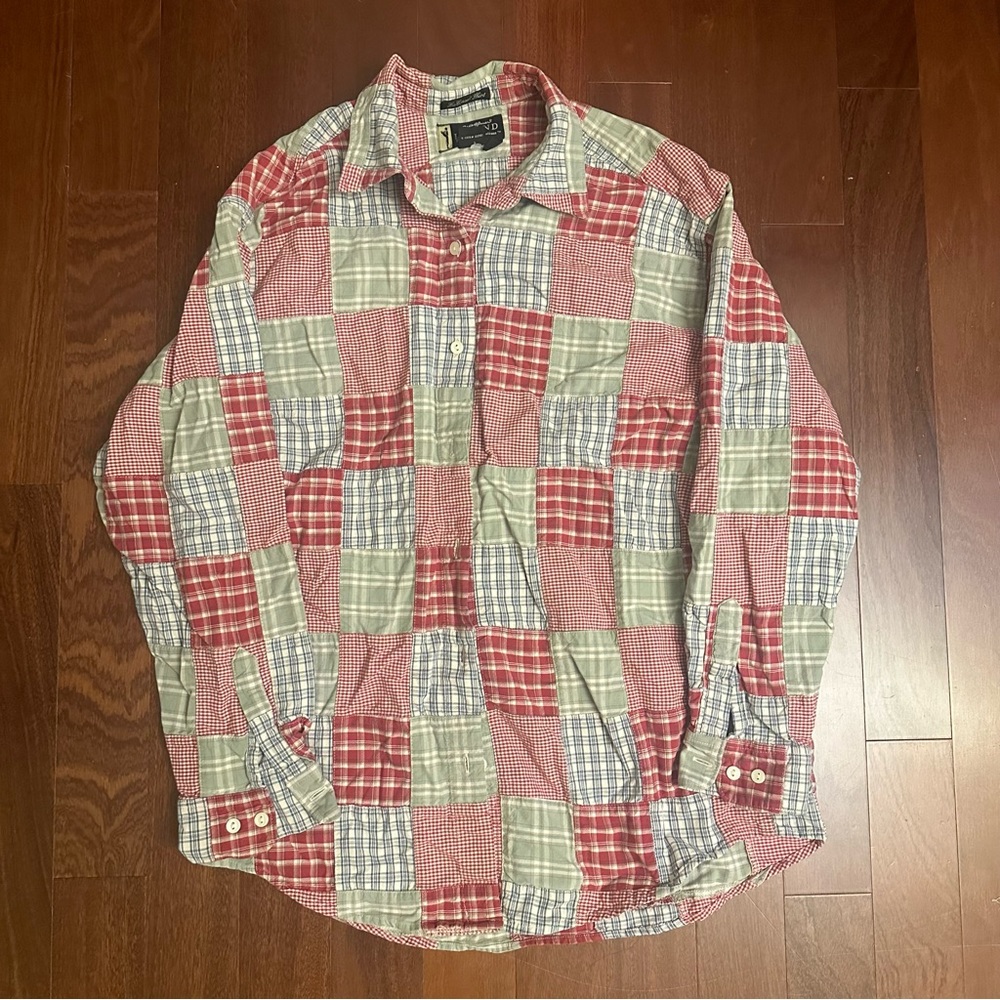 Patchwork Button Up
